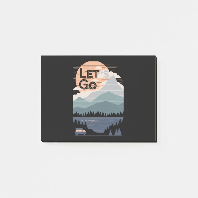 Post-it® Allez Camping, Go Camp (Devant)