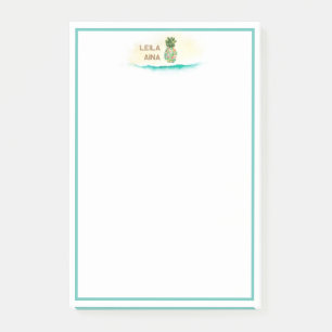 Post-it® Aloha Aquarelle Île aux ananas