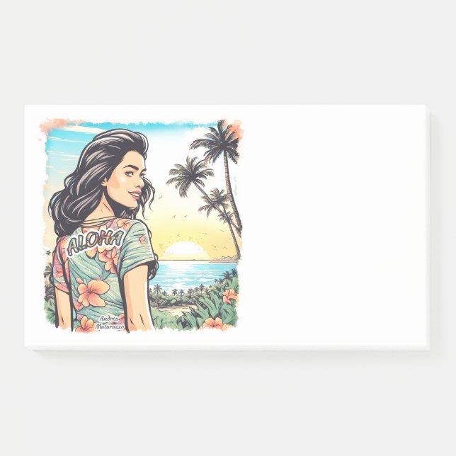 Post-it® Aloha Girl (Devant)