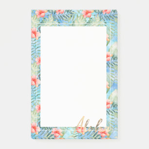 Post-it® Aloha tropical Hibiscus Floral