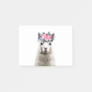 Post-it® Alpaca aux fleurs