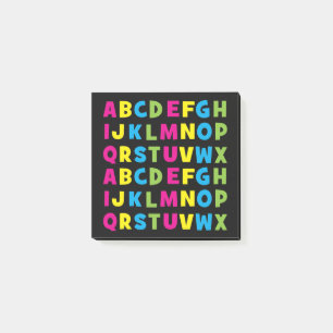 Post-it® Alphabet Coloré Retour À L'École