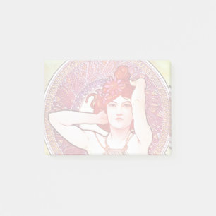 Post-it® Alphonse Mucha Améthyst Floral Vintage