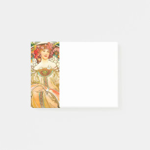 Post-it® Alphonse Mucha Art Nouveau Daydream