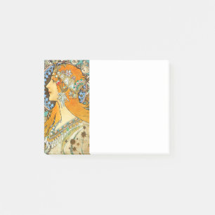 Post-it® Alphonse Mucha Art Nouveau Zodiac