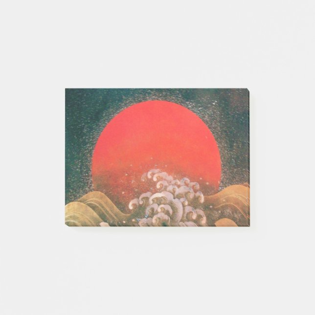 Post-it® AMATERASU DÉESSE DU SOLEIL Rouge Noir Brun (Devant)