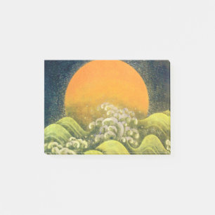 Post-it® AMATERASU SOLEIL GODDESS Jaune Noir Brown