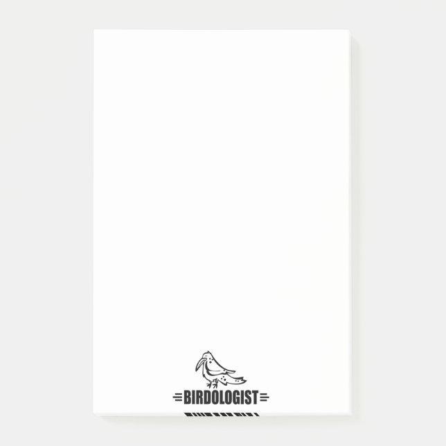 Post-it® Amateur d'oiseaux drôle (Devant)