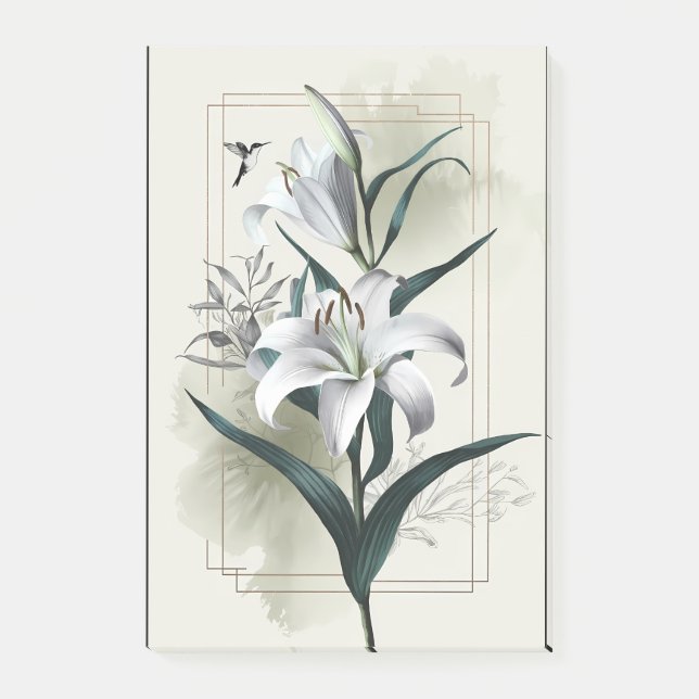 Post-it® Amazon Lily Art - Style or & Scandi (Devant)