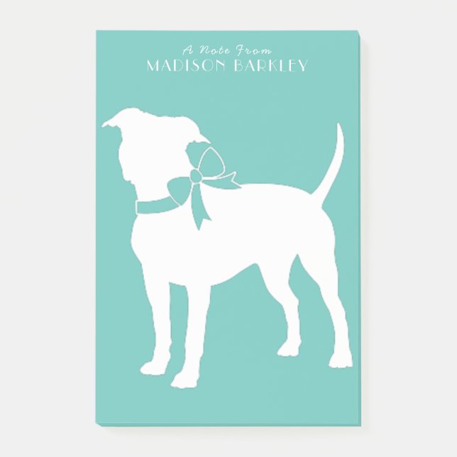Post-it® American Staffordshire Pit taureau Chien Chien Chi (Devant)