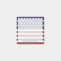 American USA Flag Patriotic July 4 Custom Text