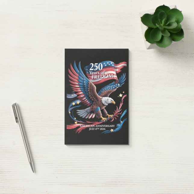 Post-it® Amérique 250 Ans de Liberté 1776-2026 (Bureau)