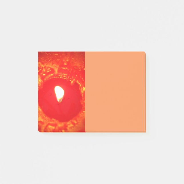 Post-it® Amour, Bougie Rouge Light Post Il Notes Noël (Devant)