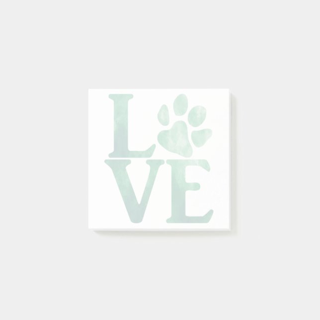 Post-it® Amour Classique Vert (Devant)