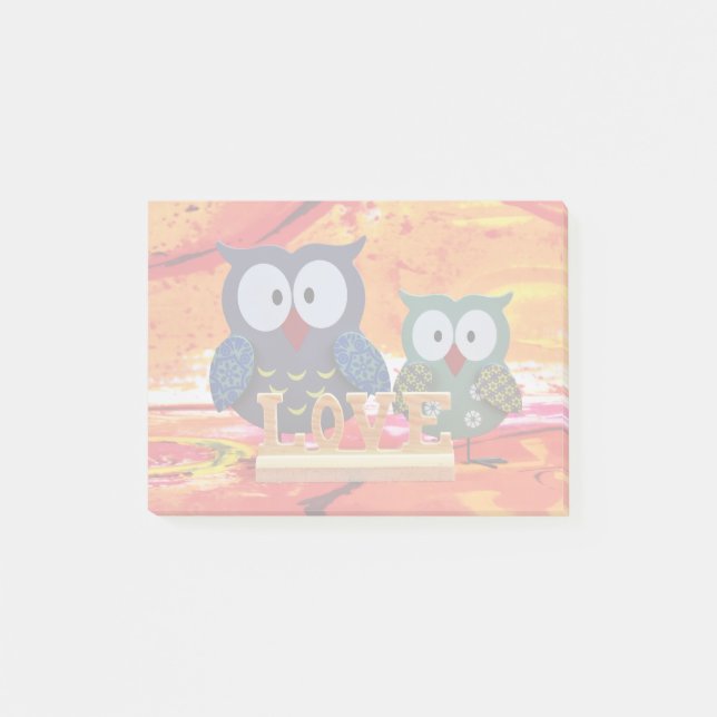 Post-it® Amour de hibou (Devant)