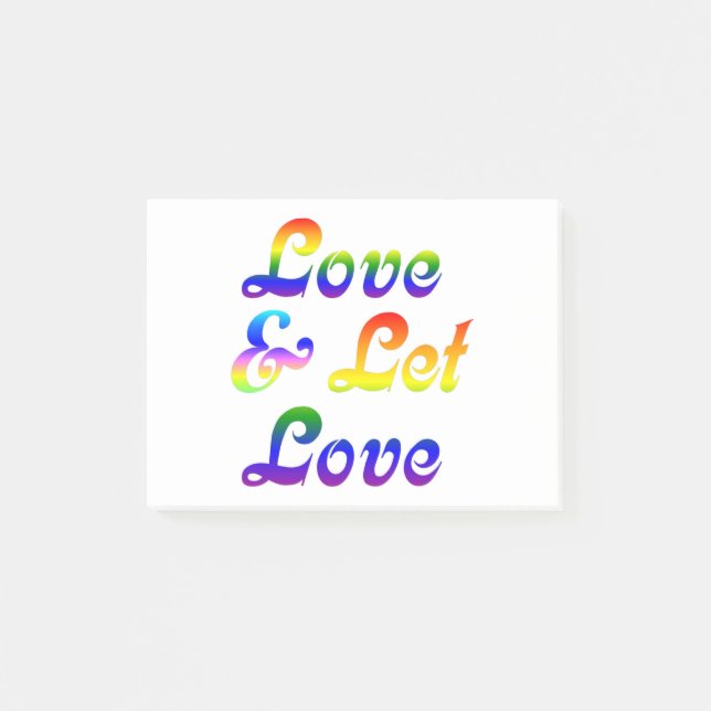 POST-IT® AMOUR ET LAISSER AIMER (Devant)