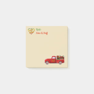 Post-it® Amour personnalisé la chaleur Petit Camion rouge