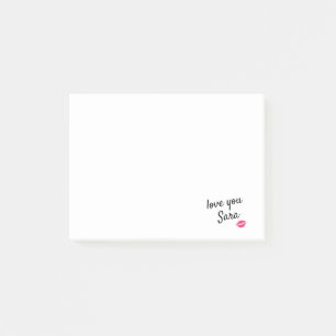 Post-it® Amour vous avez personnalisé des post-its de