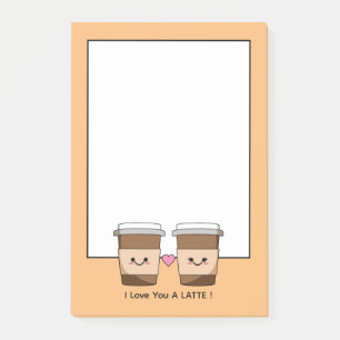 Post-it® Amour Vous Latte Café