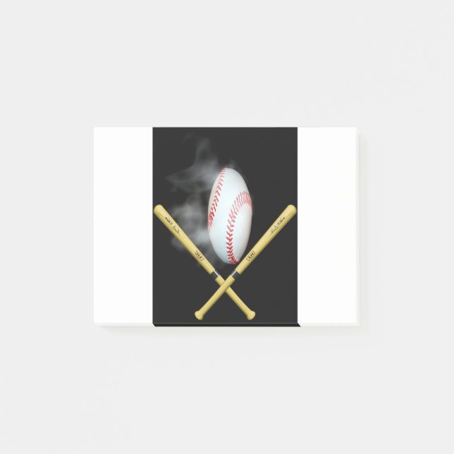 Post-it® amoureux de baseball (Devant)
