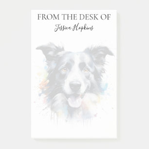Post-it® Amoureux de Border Collie Chien Monogrammé