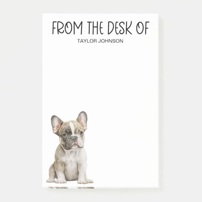 Post-it® Amoureux de Bouledogue Français (Devant)