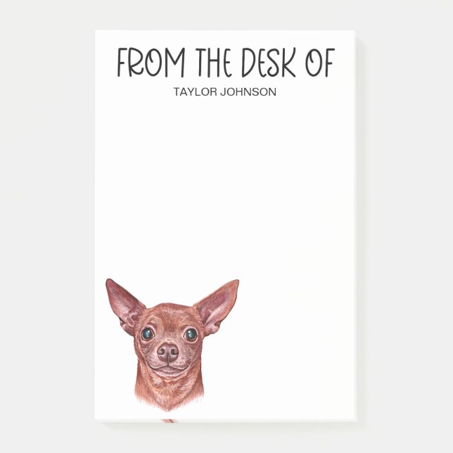 Post-it® Amoureux de Chihuahua (Devant)