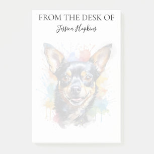 Post-it® Amoureux de Chihuahua Chien Monogrammé