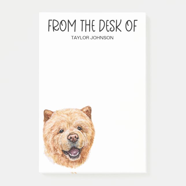 Post-it® Amoureux de Chow Chow (Devant)