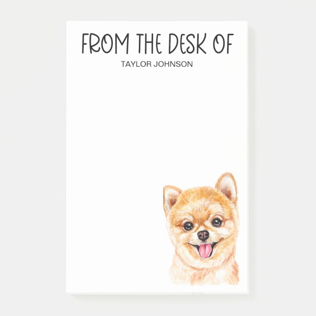 Post-it® Amoureux de Pomeranian (Devant)