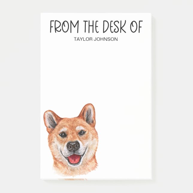 Post-it® Amoureux de Shiba Inu (Devant)