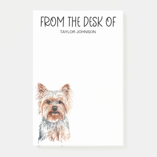 Post-it® Amoureux de Yorkie (Devant)