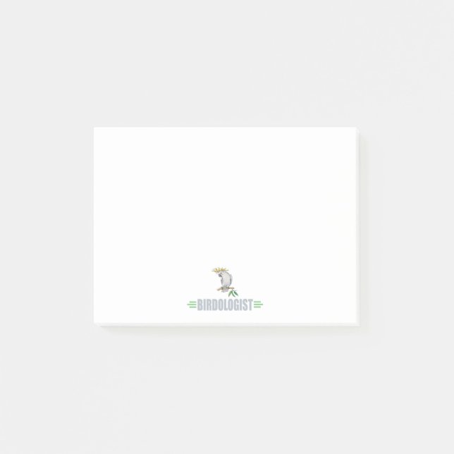 Post-it® Amoureux drôle de la Perruche Cockatiel (Devant)