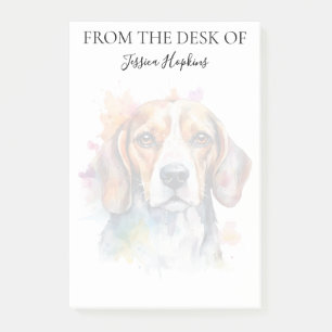 Post-it® Amoureux du Beagle Chien Monogrammé