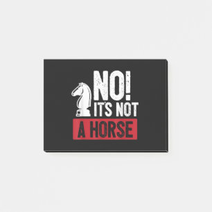 Post-it® Amusant jeu d'échecs King Design