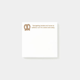 Post-it® Amusants et fantaisie Pretzel