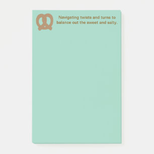 Post-it® Amusants et fantaisie Pretzel