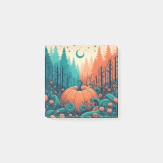 Post-it® Amusement Citrouille Automne Action de grâce Orang