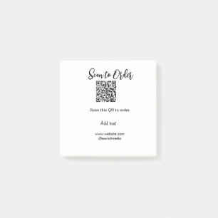 Post-it® Analyser pour commander analyser le code QR ajoute