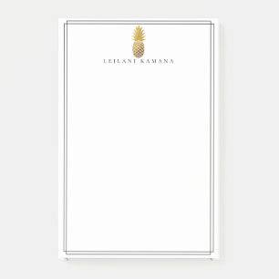 Post-it® Ananas élégant d'or