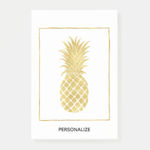 Post-it® Ananas Glitzy en or