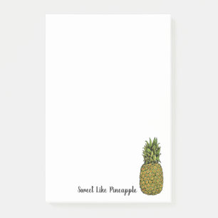 Post-it® Ananas mignon d'art d'aquarelle