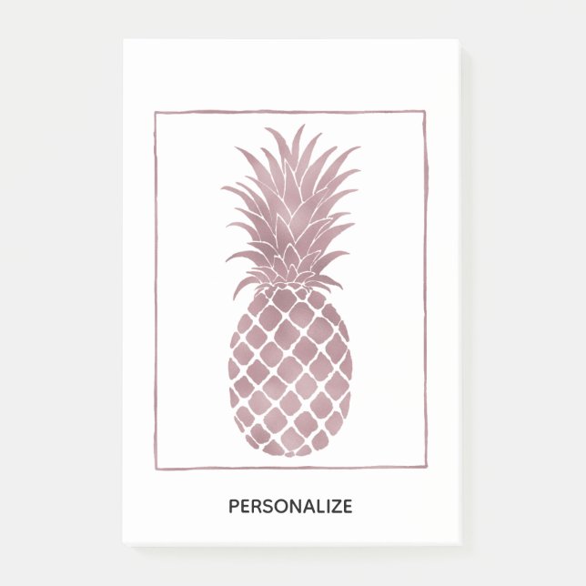 Post-it® Ananas rose (Devant)