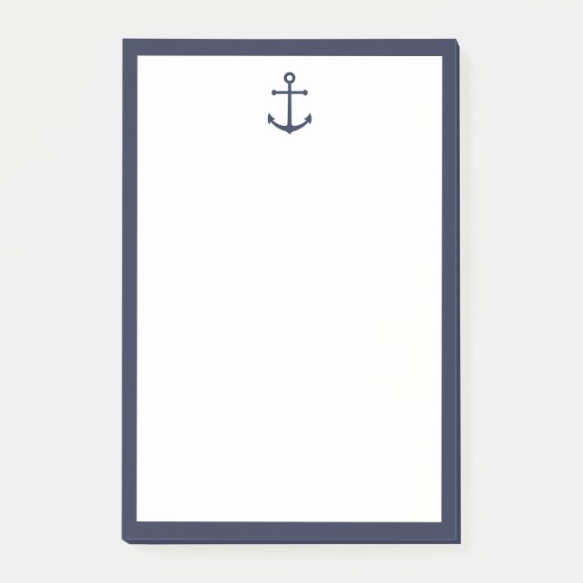 Post-it® Ancre bleue marine (Devant)