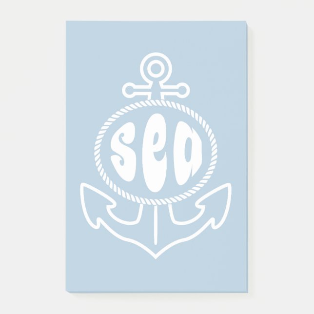 Post-it® Ancre et la mer (Devant)