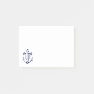 Post-it® Ancre Marine Bleu Marine Océan Nautique Bateau