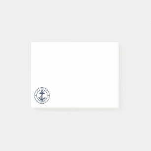 Post-it® Ancre nautique personnalisée Nom du bateau