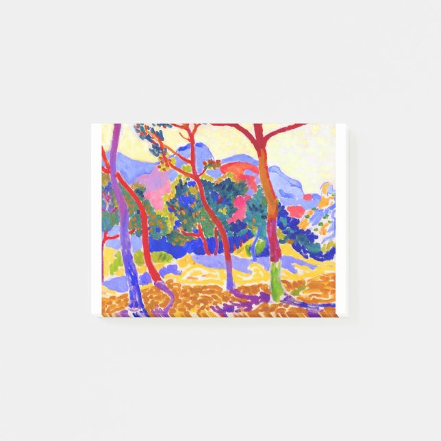 Post-it® Andre Derain Fauvist Landscape with Trees (Devant)