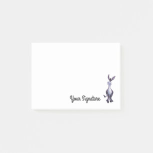 Post-it® Âne avec le post-it de Personized