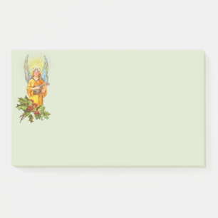 Post-it® Ange avec houx et mandoline 